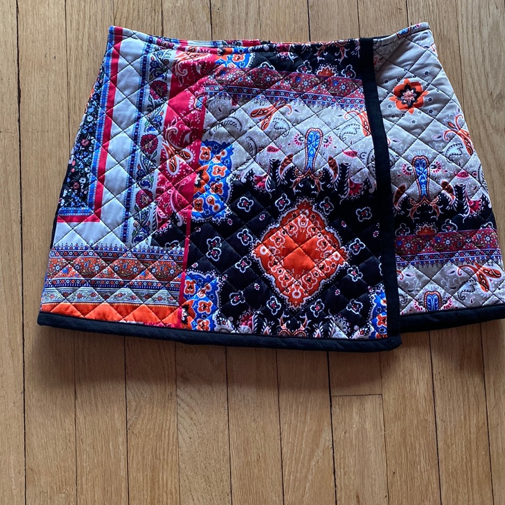 Zara quilted mini skirt